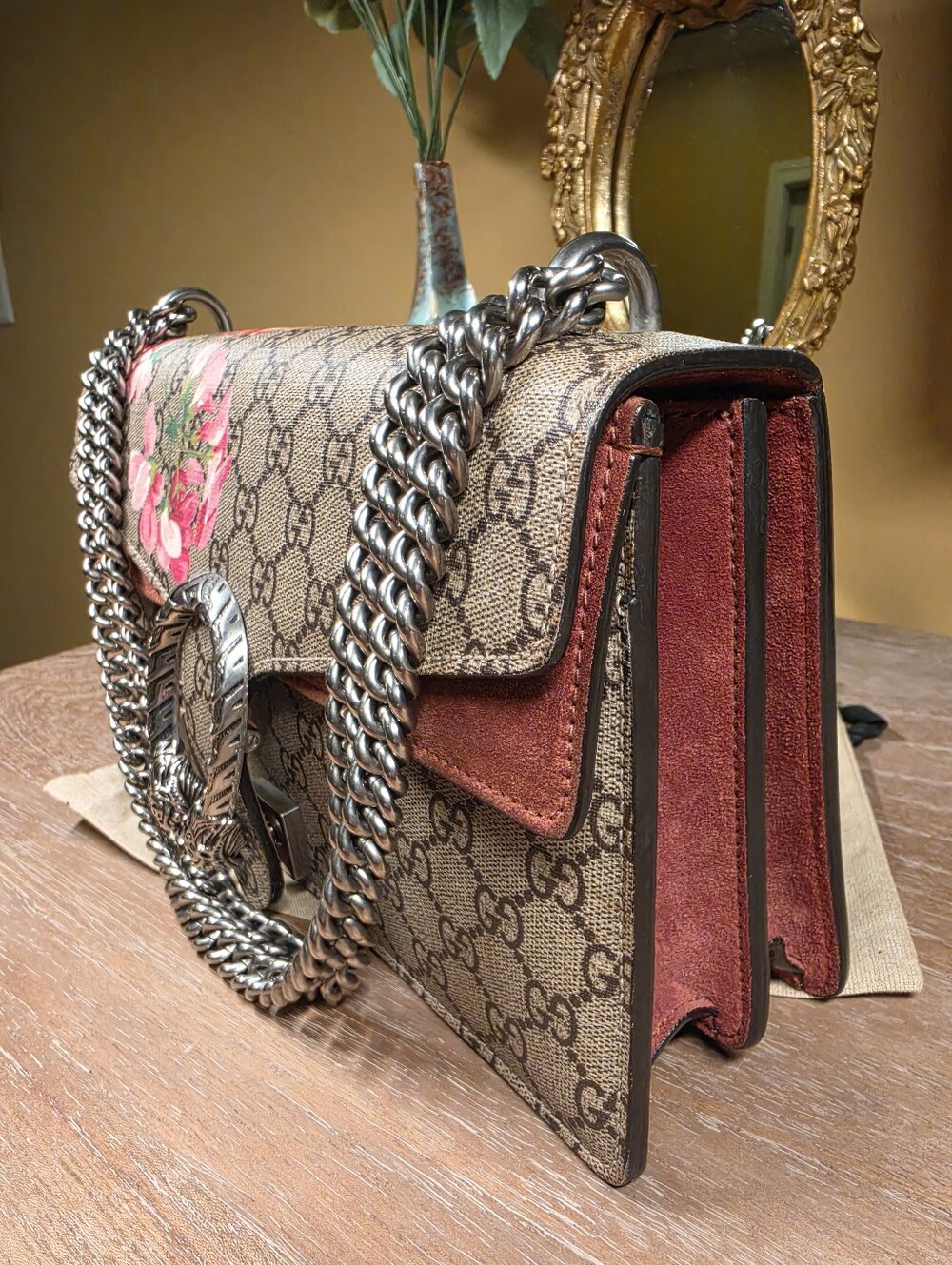 Gucci Supreme Dionysus GG Blooms Floral Crossbody w/ COA (Retail $2350) - Picture 4 of 16